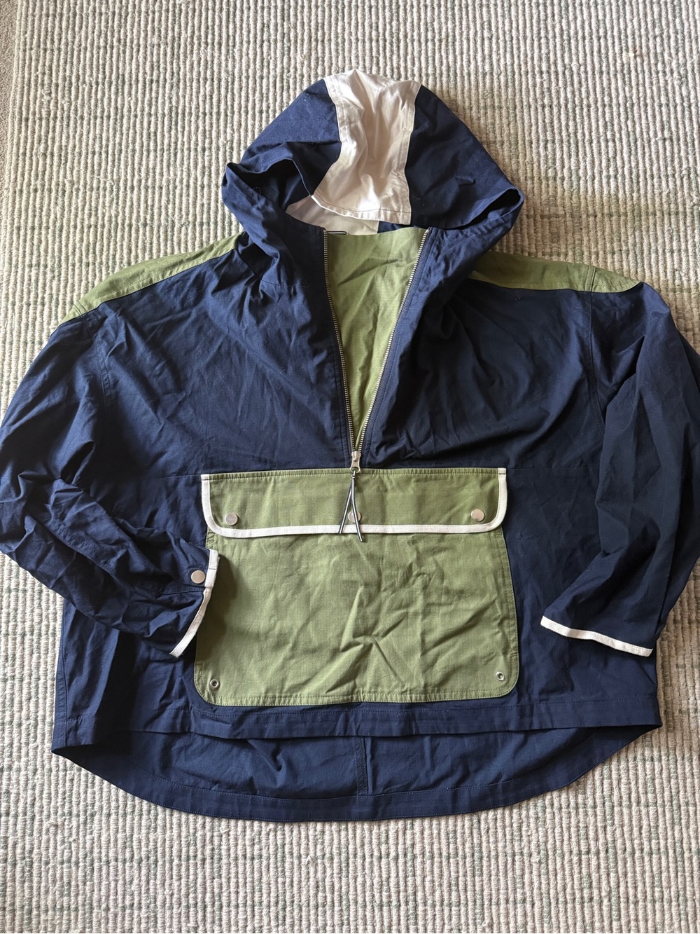 J. Crew Color-Block Anorak Jacket